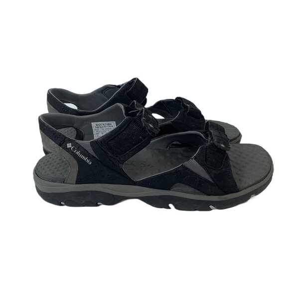 Columbia Men’s Surf Tide Two Strap Sandals in Black and Gray Size 13 - Picture 1 of 9